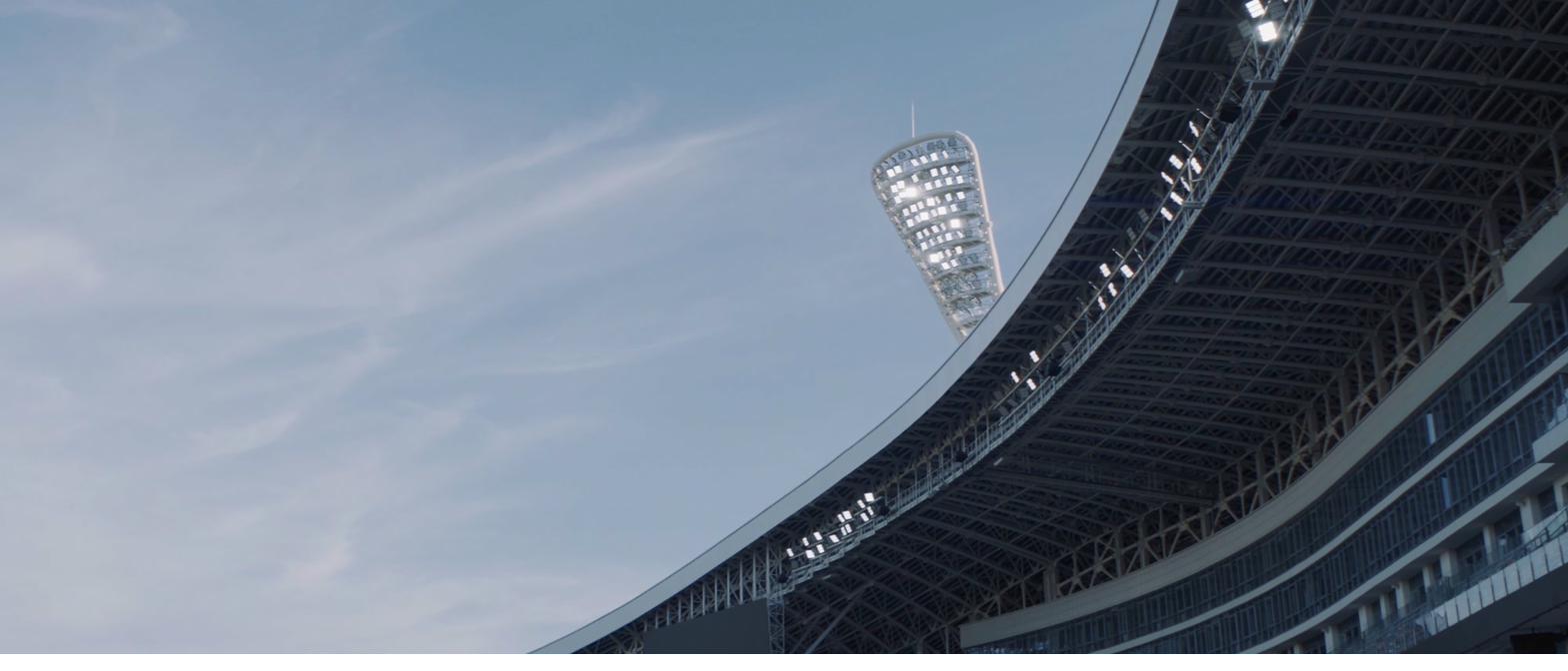 Stadium arena LED floodlights high mast sports lighting